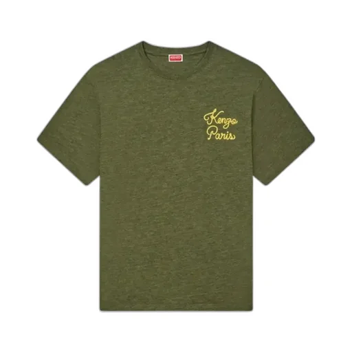 Kenzo Paris Chainstitch Embroidered T-Shirt