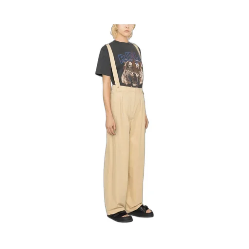 Strap Overalls And Casual Pants