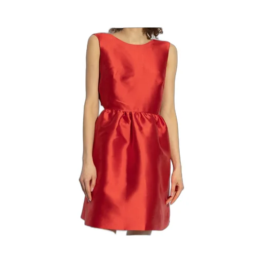 Bow-Embellished Mini Dress