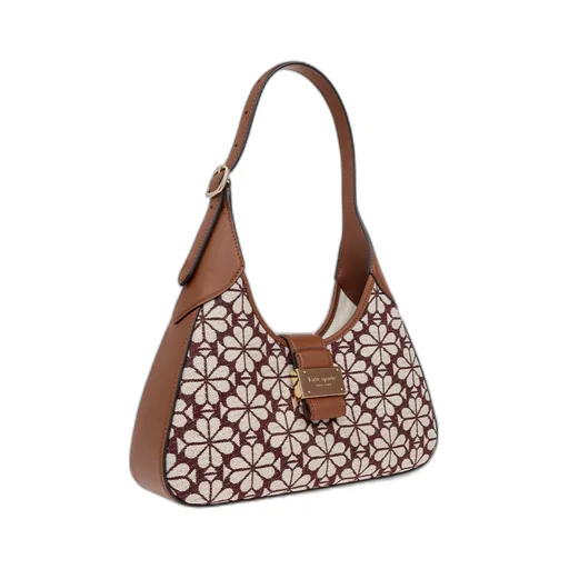 Nouveau Floral-Jacquard Shoulder Bag