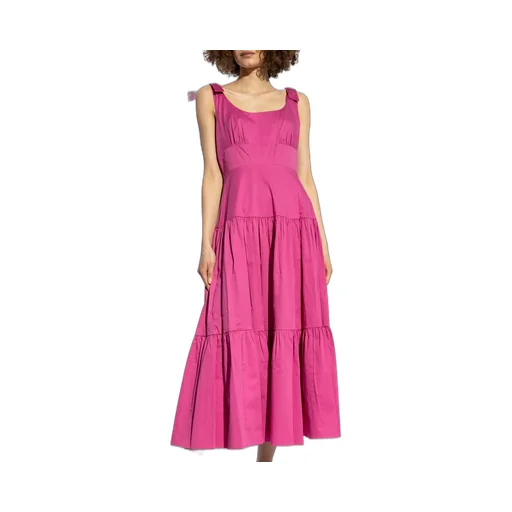 Ruffled Cotton Maxi Dress