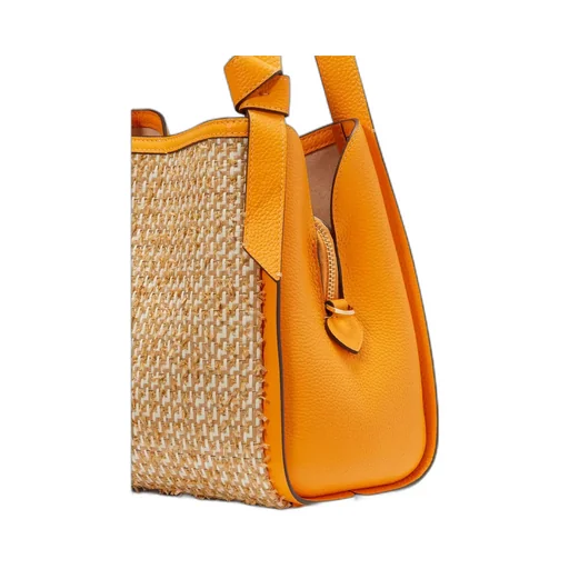 Medium Knott Tweed Leather Bag