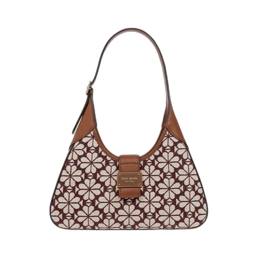 Nouveau Floral-Jacquard Shoulder Bag