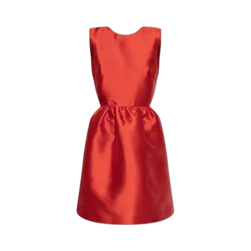 Bow-Embellished Mini Dress