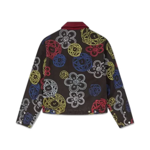 X Futura 2000 Embroidered Zip-Up Utility Jacket