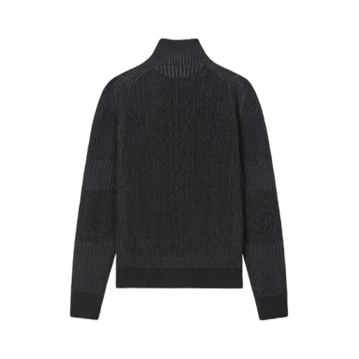 Embroidered Zipped Cardigan Boke Flower 2.0