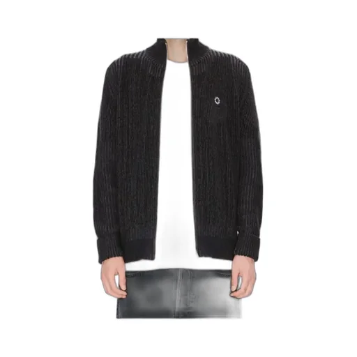 Embroidered Zipped Cardigan Boke Flower 2.0