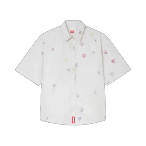 Embroidered Short Sleeve Shirt Kenzo X Futura 2000