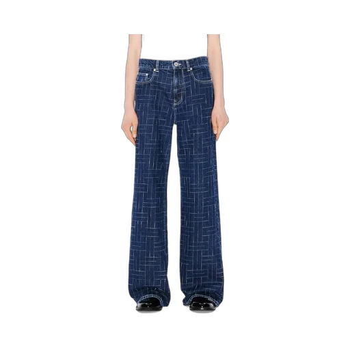 Ayame Wide Pants In Japanese Denim