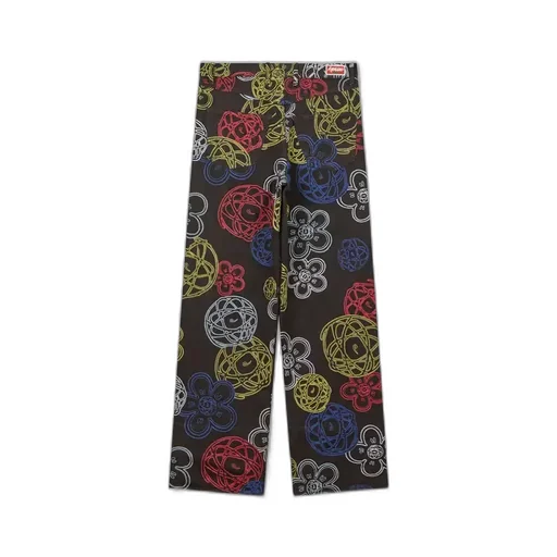 Embroidered Wide Fit Pants Kenzo X Futura 2000