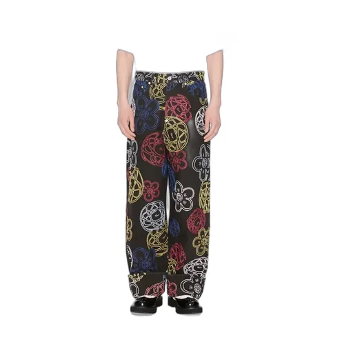 Embroidered Wide Fit Pants Kenzo X Futura 2000