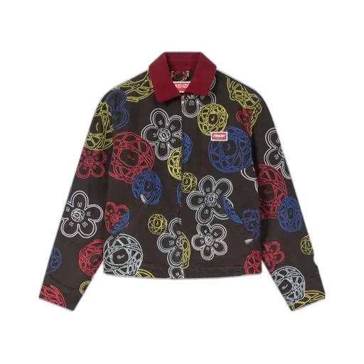 X Futura 2000 Embroidered Zip-Up Utility Jacket