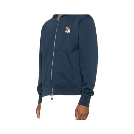 Logo Printed Zipped Hoodie