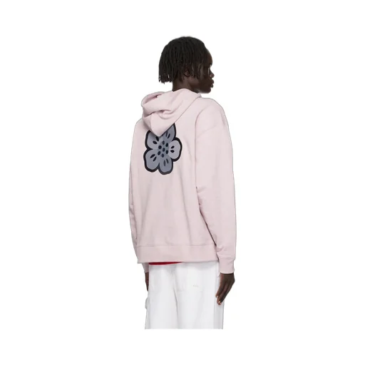 Embroidered Oversized Hoodie Boke Flower