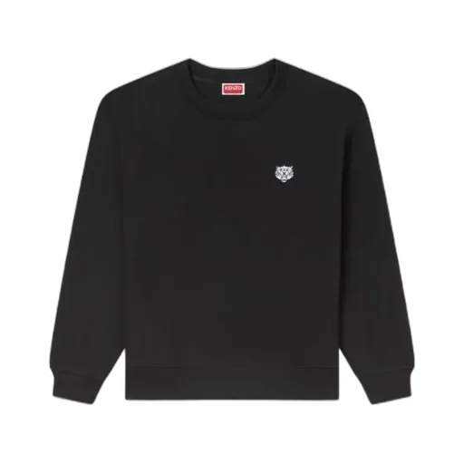 Happy Tiger Embroidered Sweatshirt