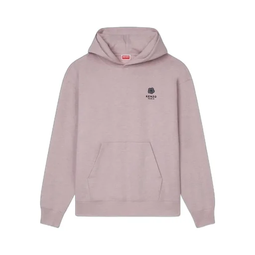 Embroidered Oversized Hoodie Boke Flower