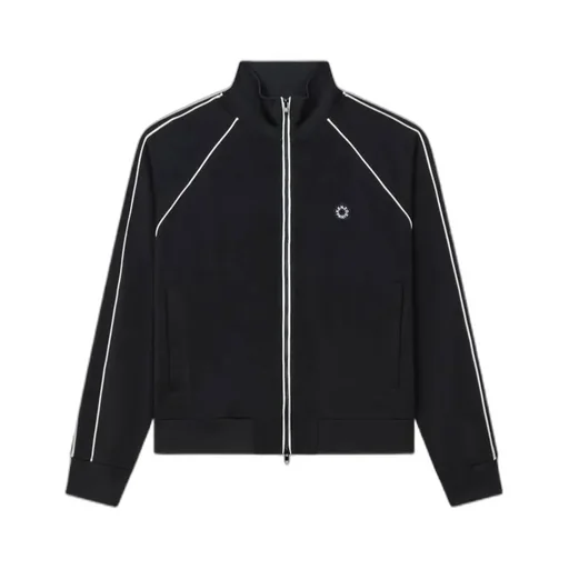 Logo Patch Zipped Sweatshirt