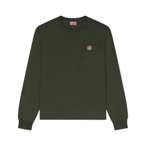Logo Patch Crewneck Sweatshirt