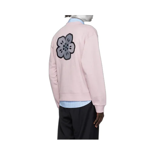 Embroidered Sweatshirt Boke Flower