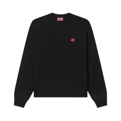 Boke Flower' Embroidered Jumper In Merino Wool