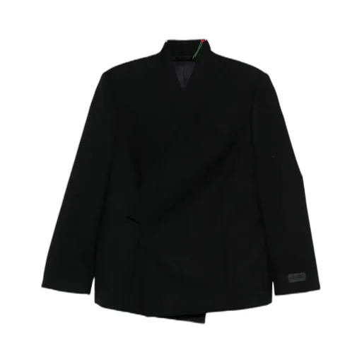 Weave Kimono Blazer In Wool Jacquard