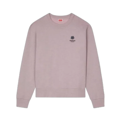 Embroidered Sweatshirt Boke Flower