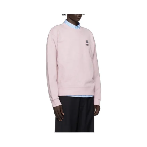 Embroidered Sweatshirt Boke Flower