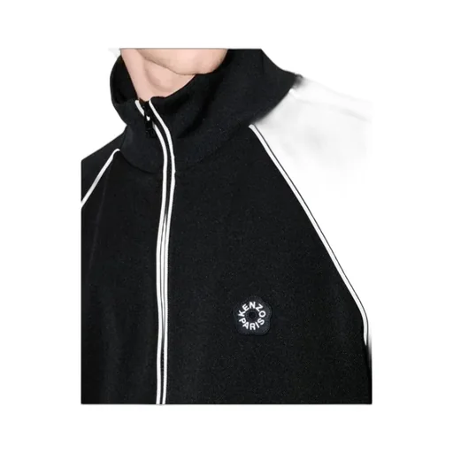 Logo Patch Zipped Sweatshirt