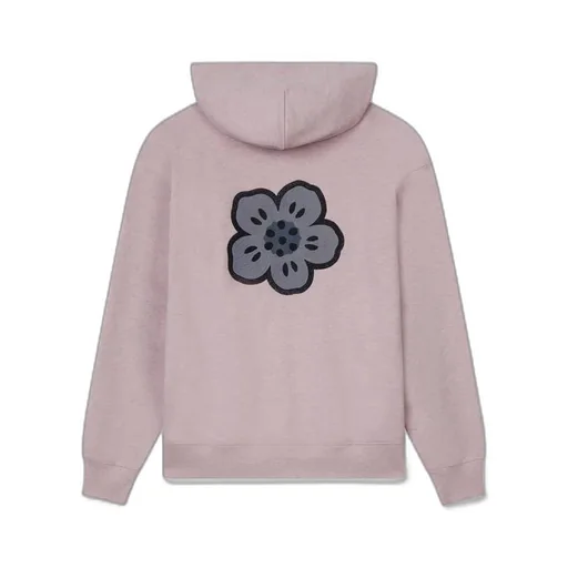Embroidered Oversized Hoodie Boke Flower