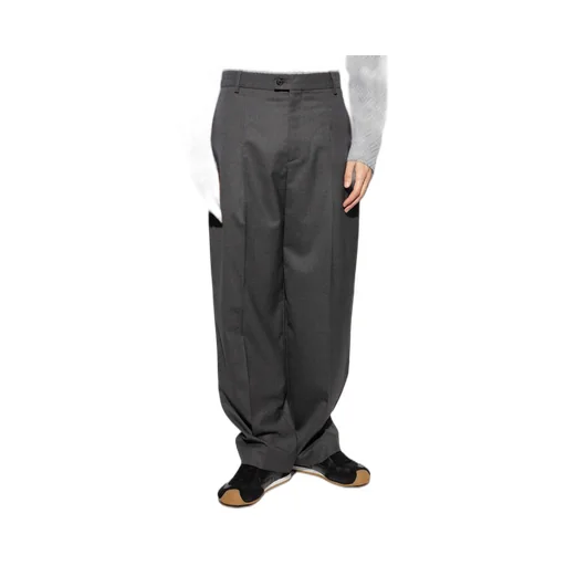 Weave Straight Leg Tailored Pants