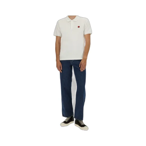 Logo Patch Short-Sleeve Polo Shirt
