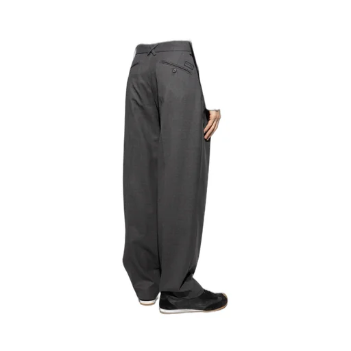 Weave Straight Leg Tailored Pants