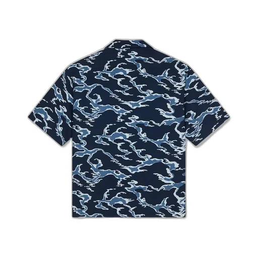 Hawaiian Short Sleeve Shirt Kenzo Ocean Camo
