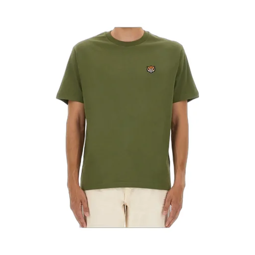 Lucky Tiger Embroidered Crewneck T-Shirt