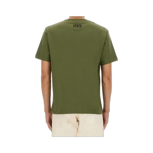 Lucky Tiger Embroidered Crewneck T-Shirt