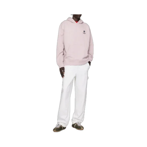 Embroidered Oversized Hoodie Boke Flower