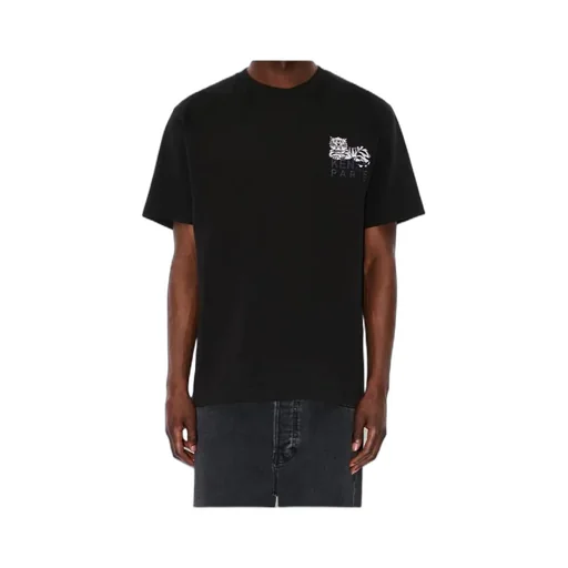 Happy Tiger Embroidered T-Shirt