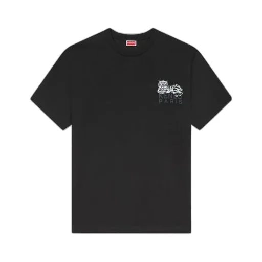 Happy Tiger Embroidered T-Shirt