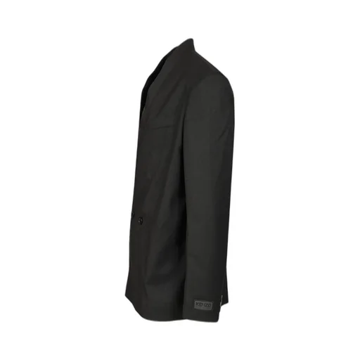 Double-Breasted Tailored Kimono Jacket