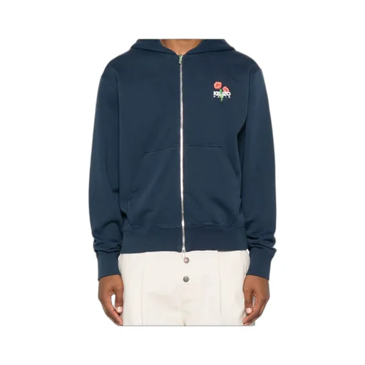 Logo Printed Zipped Hoodie