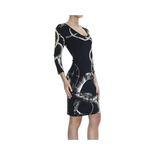 Printed Tight Dress