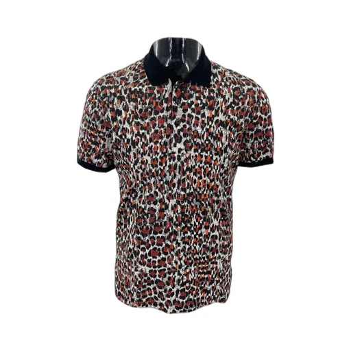 Pull-Down Short-Sleeved Polo Shirt