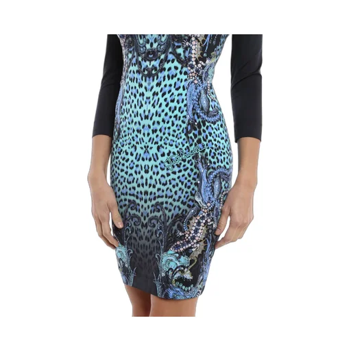 Animal Print Tight Dress