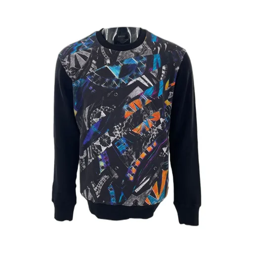 Round Collar Long Sleeve Hoodie