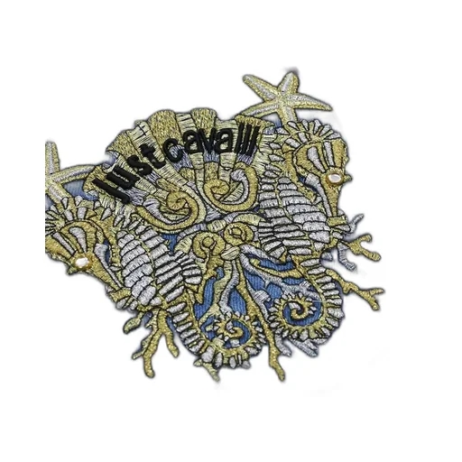 Logo Embroidered Jeans