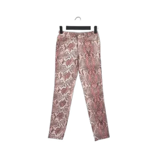 Snake Pattern Denim Pants