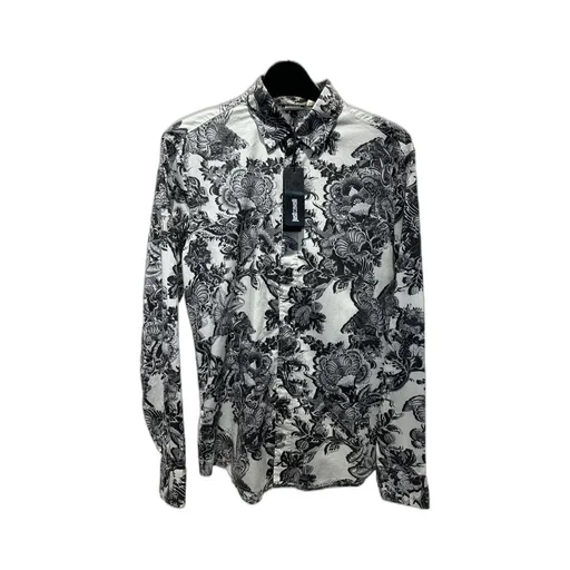 Pattern Printed Long-Sleeved Shirt