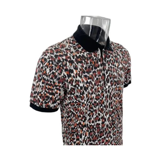 Pull-Down Short-Sleeved Polo Shirt