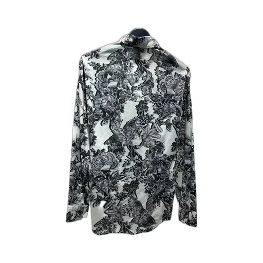 Pattern Printed Long-Sleeved Shirt