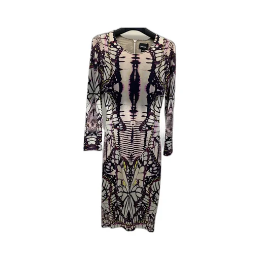 Printed Long-Sleeved Dress
